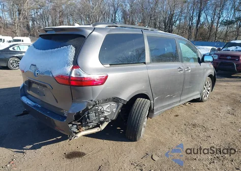 2018 Toyota Sienna Xle Premium 7 Passenger z USA, uszkodzony, nr VIN 5TDDZ3DC5JS199087